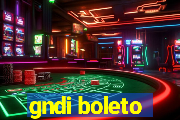 gndi boleto